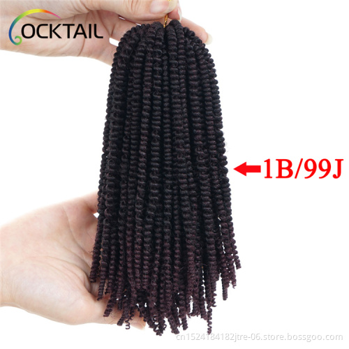 spring twist crochet braid hair ,color 18 inch kenya  braid color no 33